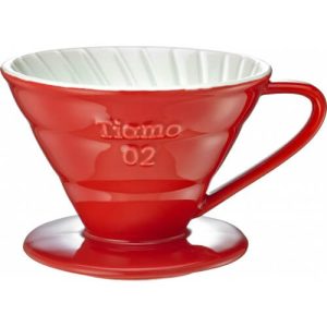 Tiamo Coffee Dripper - Rød - 2-4 kopper