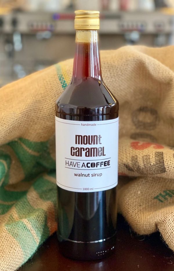 Mount Caramel - Kaffesirup med valnød 1 Liter