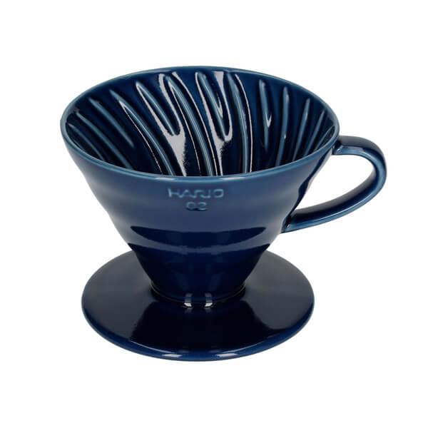 Hario V60-02 Keramisk Coffee Dripper Indigo Blue