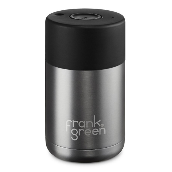 Frank Green To-Go Thermokop & Kaffekrus 295 ml. Børstet Stål
