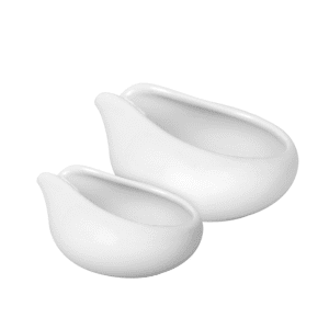 Loveramics - Keramik sæt med 2 doseringsbakker til bønner - Hvid